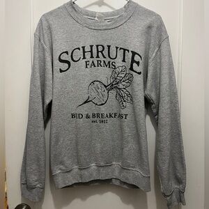 Gildan The Office Schrute Farms Crewneck Sweater, Unisex size Small
